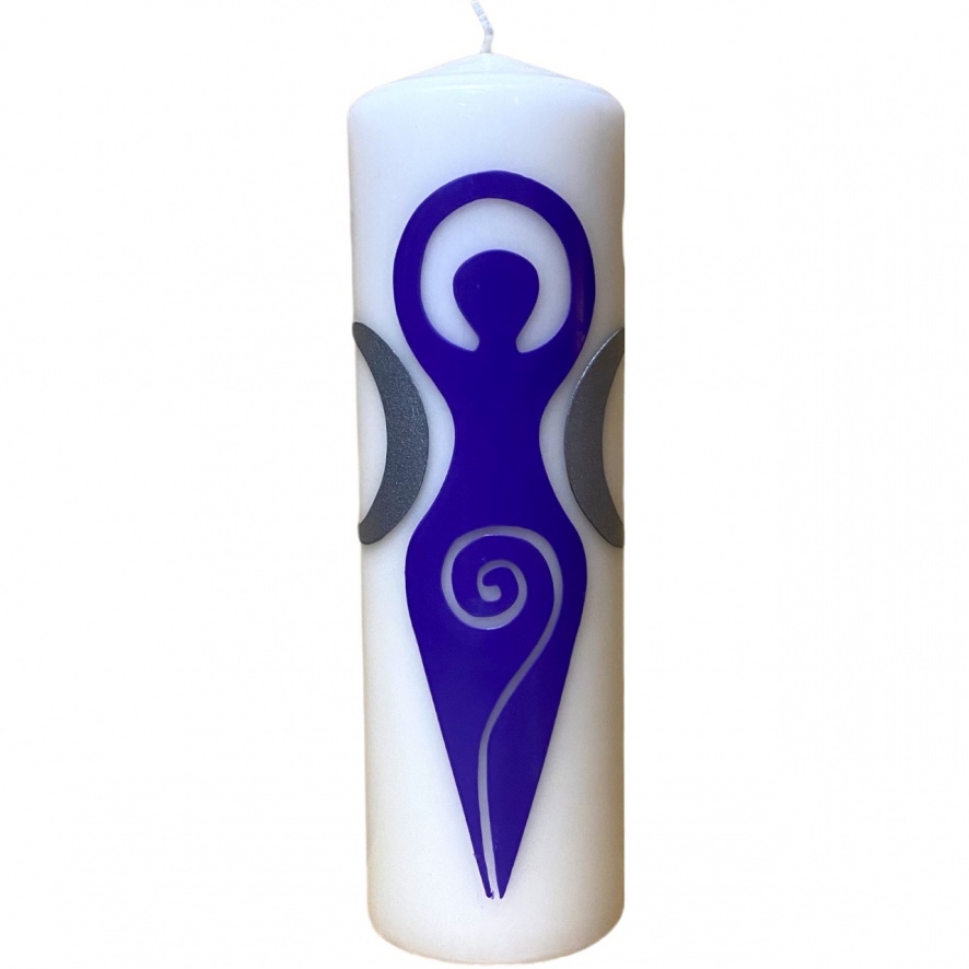 Purple Goddess Extra Large Pillar Candle Sons of Asgard